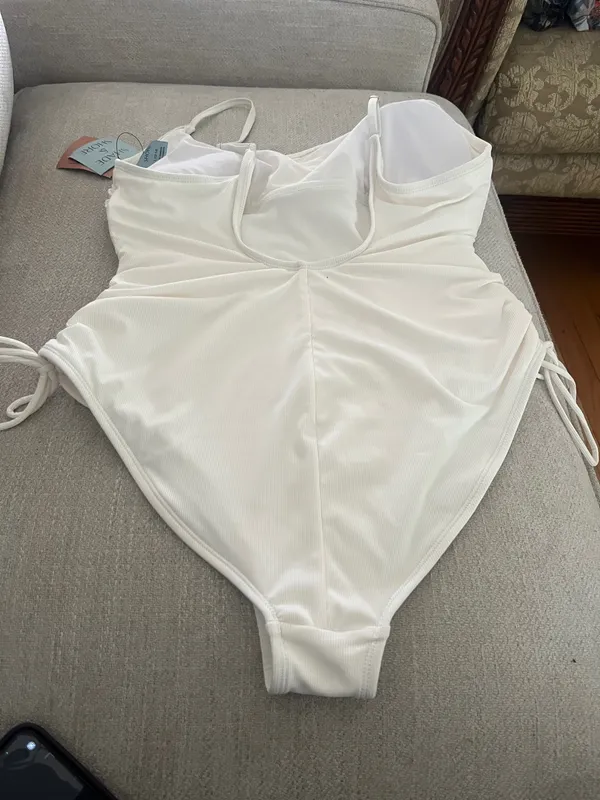 Shade And Shoda Womens One Piece Swimsuit Ruched High Cut Tummy Control Bathing Suit - Image 5