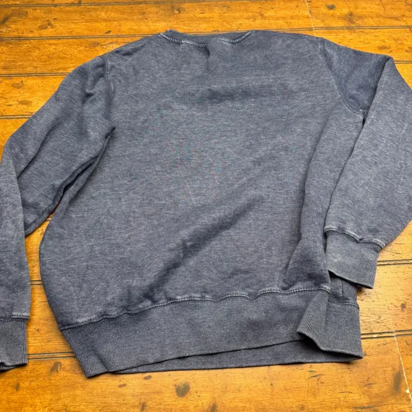 Mocha Lisa‎ Coffeehouse Racine WI Pullover Sweatshirt Blue Crewneck M - Image 4