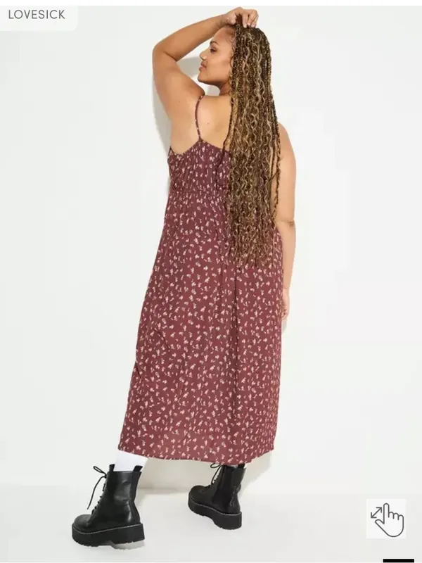 Torrid Lovesick Floral Maxi Slip Dress NWT 1X - Image 2