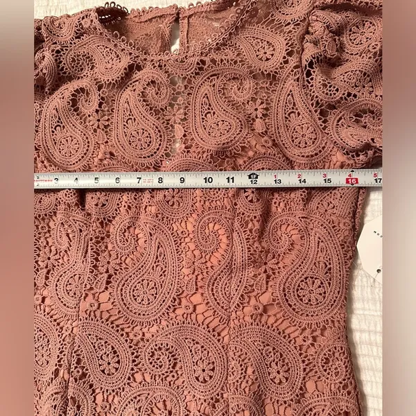 Little Mistress At First Blush Midi Dress - NWT - Size 8 - Image 13