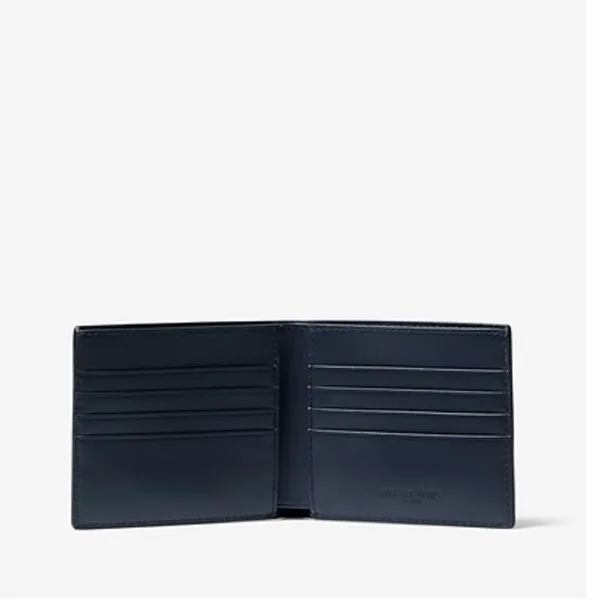 Michael Kors Mens Signature Belt & Billfold Wallet Set - Admiral/ Pale Blue - Image 11