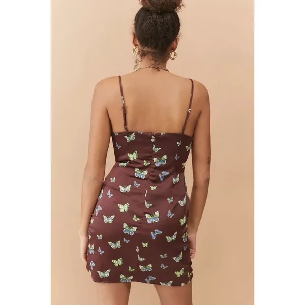 Urban Outfitters | Mallory Butterfly Mini Slip Dress | Medium - Image 12
