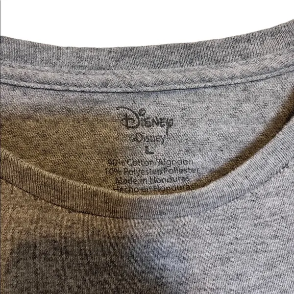 Disney grey short sleeve Mickey shirt in large - Image 2