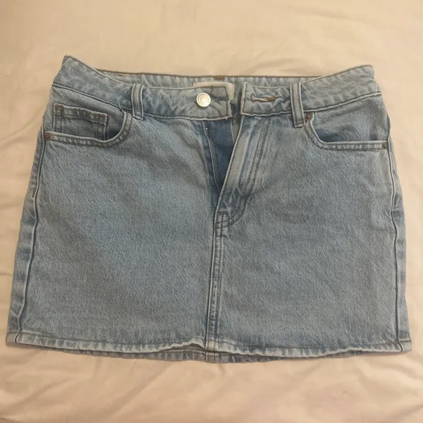 PacSun Light Wash Denim Skirt - Image 2
