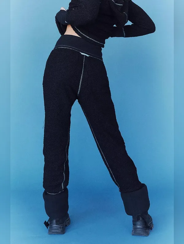 Free People Winter Fall Fuzzy Factor Joggers X S - Image 5
