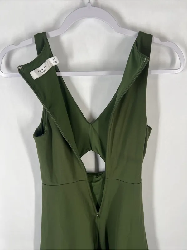 Ali & Jay Olive‎ Green Cutout Mini Dress Size XS - Image 10
