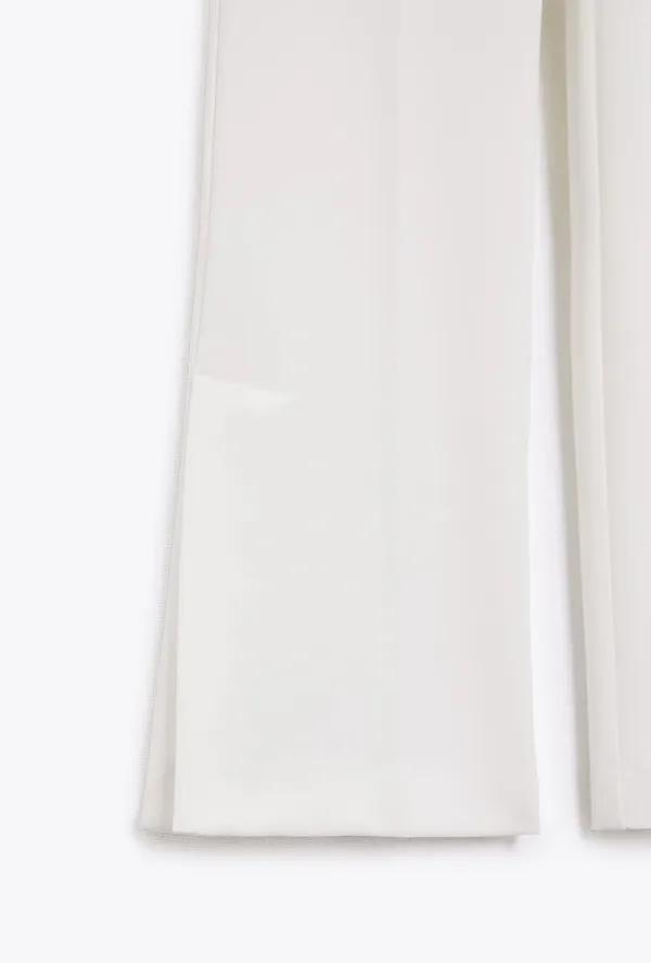 ZARA nwt white straight leg vented pants - Image 8