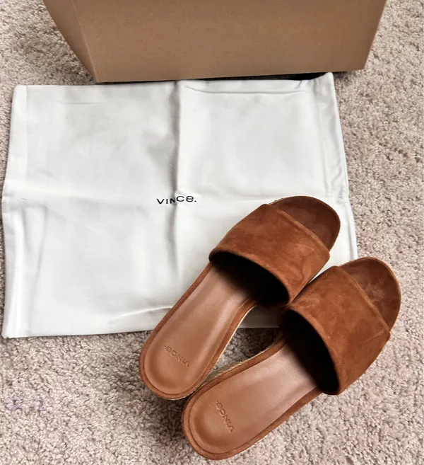 Vince suede platform sandals. 7.5 - Image 13