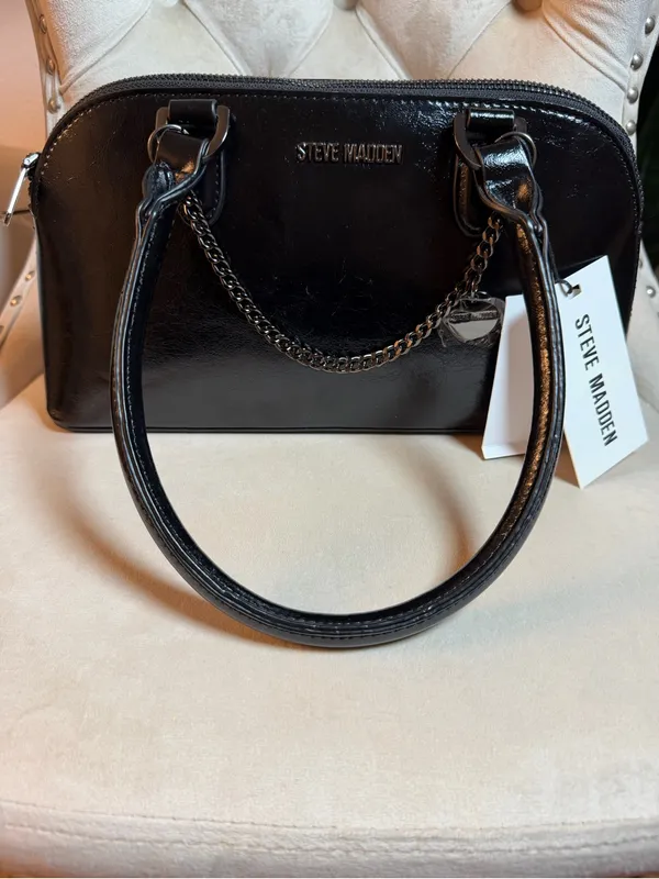 Steve Madden BLEVY WOMEN'S BLACK SHOULDER BAG - Image 4