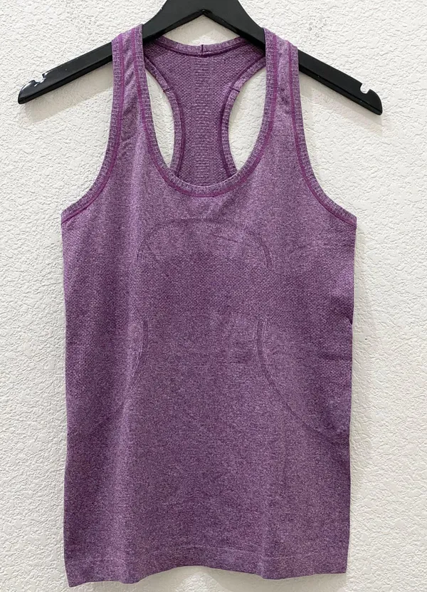 Lululemon Run: Swiftly Tech Racerback Tank Heathered Tender Violet Size 6 - Image 3