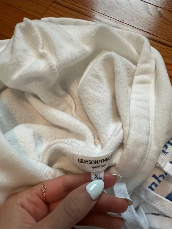 Grayson Threads Self Love Club White Crewneck Sweatshirt - Image 3