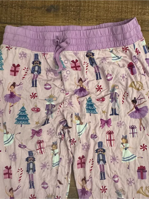 LITTLE SLEEPIES Nutcracker Ballerina Holiday Pajama Pants - Image 2
