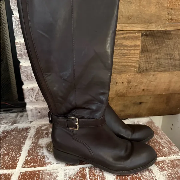 Just Fab Classic Tall Riding Boots - Black - Image 4