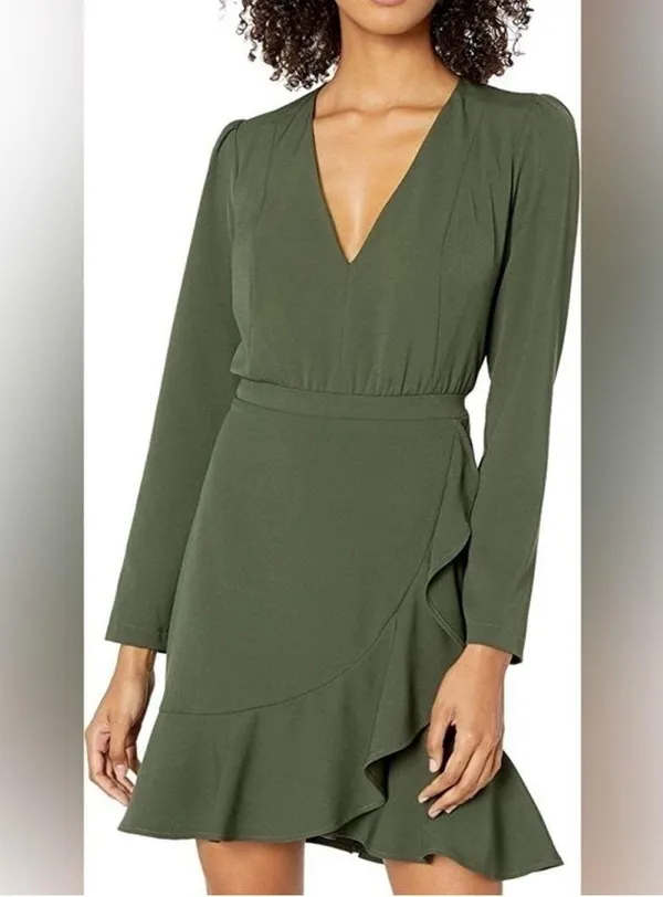 Ali & Jay Green Wrap Dress - Image 2