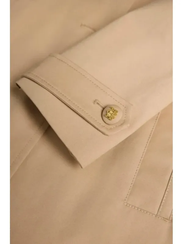 NWT Holland Cooper Epton Macintosh in Dark Stone Khaki Trench Coat XS - Image 4