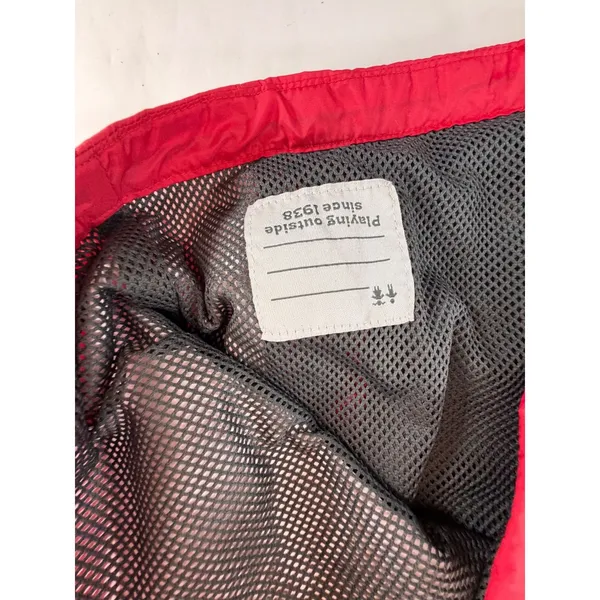 Columbia Girls Red Hooded Rain Jacket Size L 14/16 Mesh Lined RB2118 - Image 6
