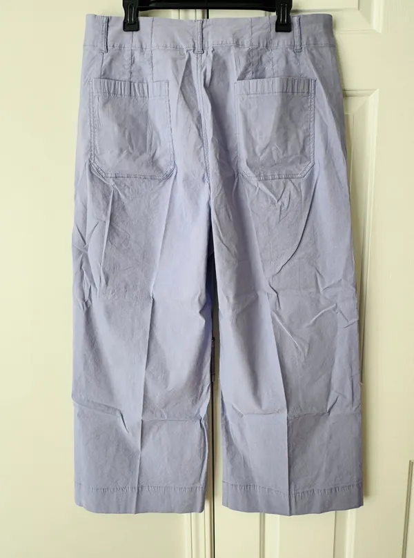 Anthropologie Maeve The Colette Cropped Wide-Leg Pants, Size 33Tall - Image 9
