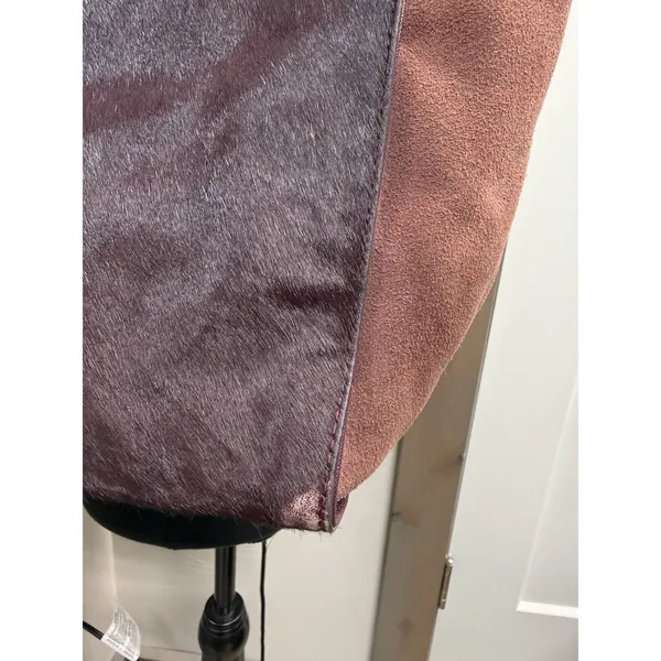 Kate Spade New York Laurel Way Hadlee Calf-Hair Suede Bag, Burgundy Purse - Image 2