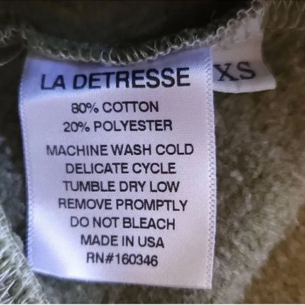 La Detresse Two tone Pale/Pink Sweatpants(Size Medium) - Image 4