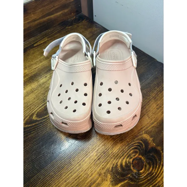 Crocs Pink Platform Clogs Size‎ 7 - Image 3