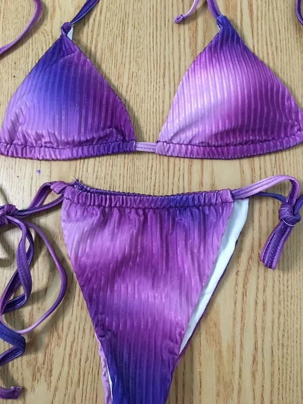 SheIn New 2Pc  String Swimsuit Bikini Size Medium - Image 2