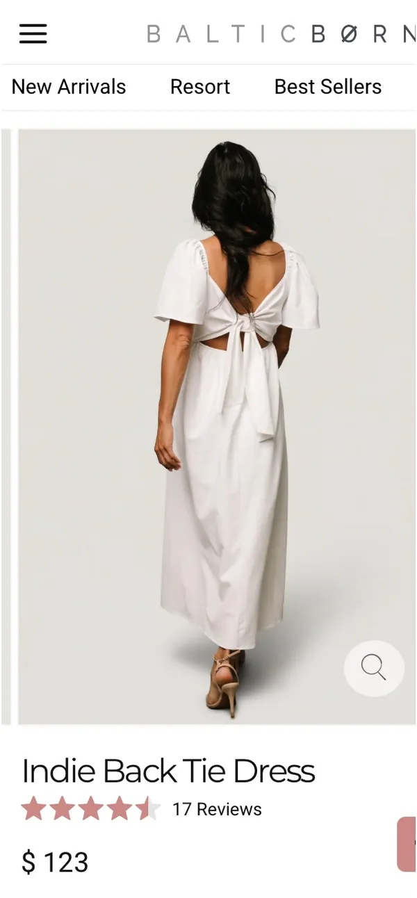 Baltic Born back tie dress - Image 3