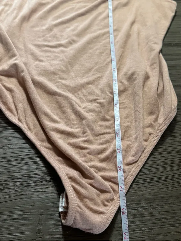 Lulu's Mauve Brown Ruffle Strap Bodysuit - Image 8