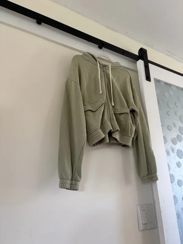 Aerie Zip-Up Hoodie Sweatshirt - Image 3