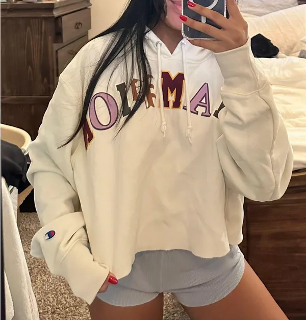 Champion Cropped Hoodie - Image 2