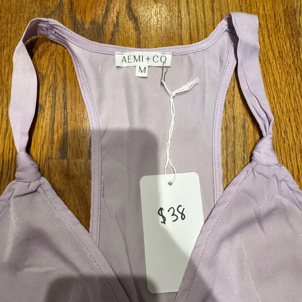Aemi + Co lavender mini dress - Image 2