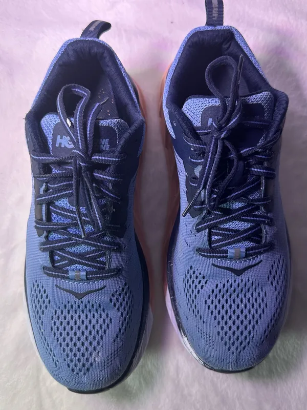 Hoka Arahi 3 Blue Navy Pink Women's Running Shoe - Image 4
