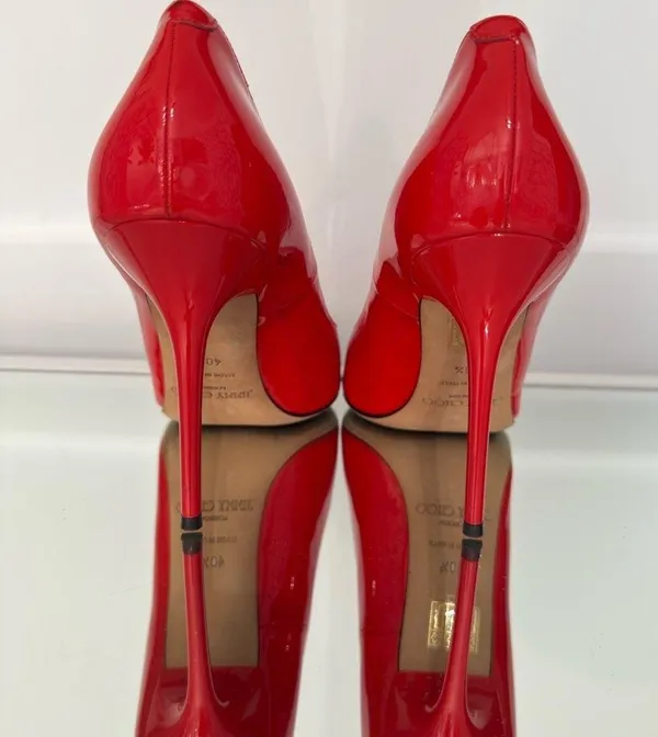 Jimmy Choo, Red Women's Heels - Image 5
