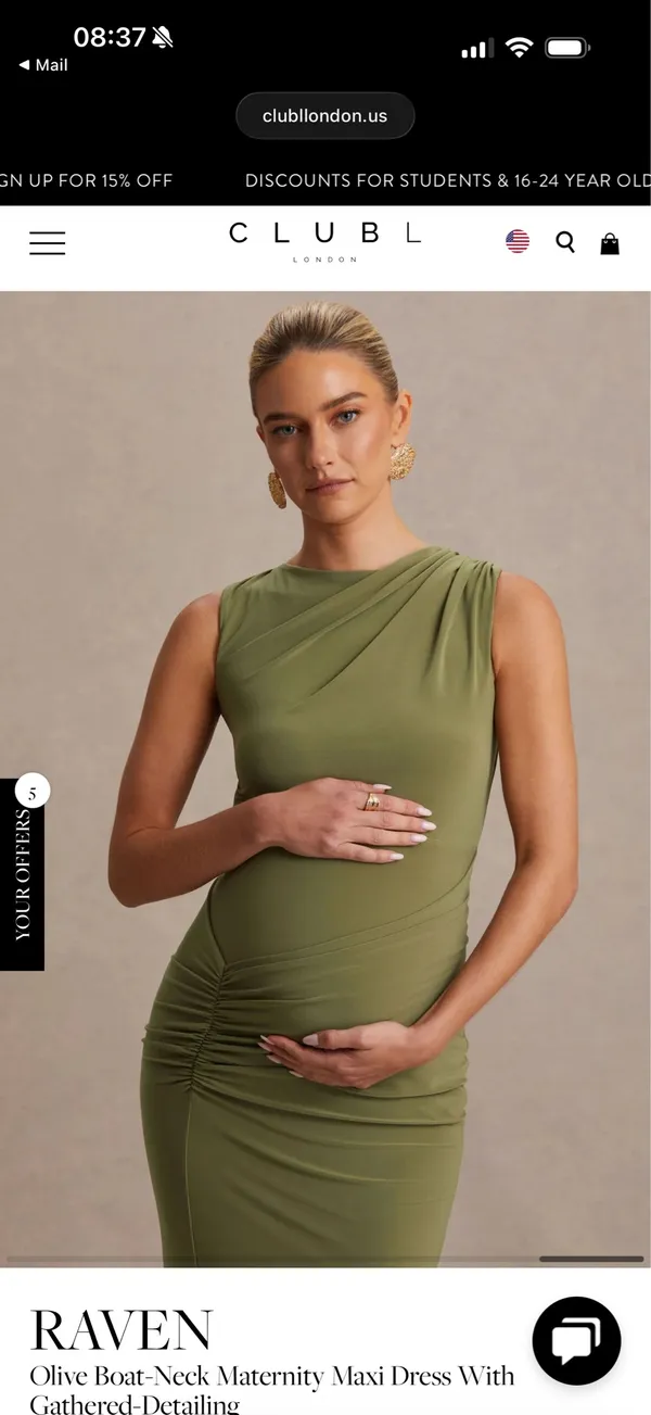 Club L London Maternity Dress - Image 3