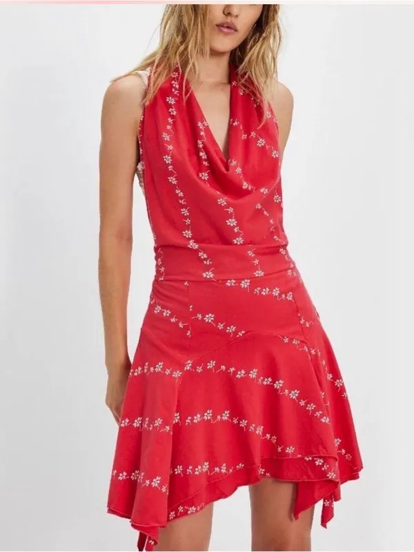 Free People Electric Days Printed Mini Dress - Image 7