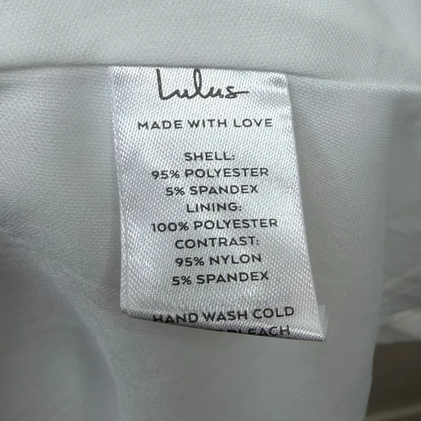 Lulus Luxe Bridal Lovingly Yours White Mesh Long Sleeve Wedding Maxi Dress XL - Image 10