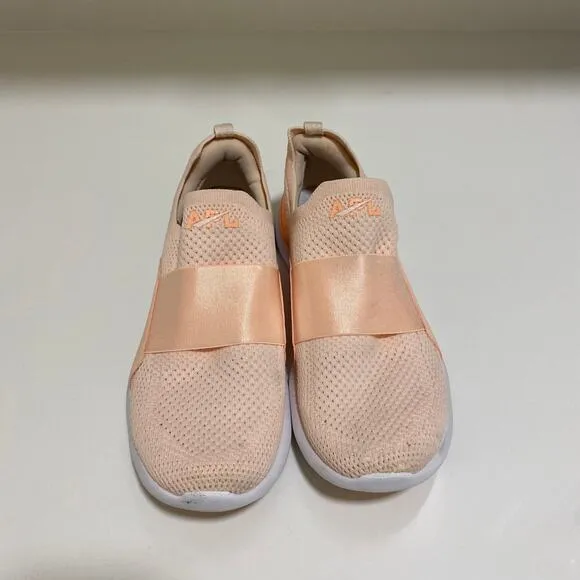 APL‎ TechLoom Bliss Salmon Pink Sneakers Women's Size 8 - Image 2