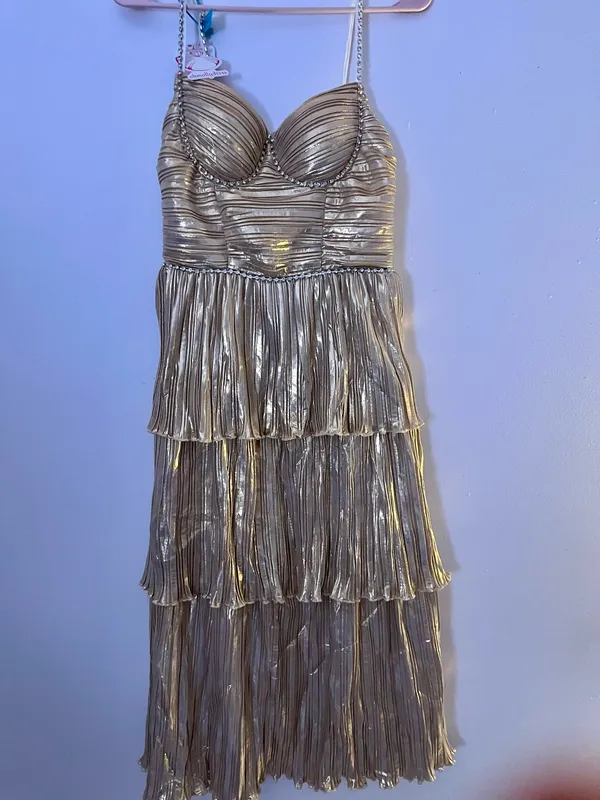 Oh Molly prom dress Gold - Image 4
