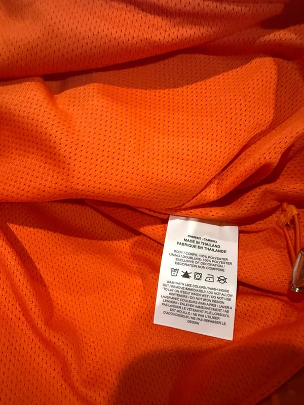 NWT NIKE Kobe Bryant Lightweight Woven Jacket Orange Medium - Image 9