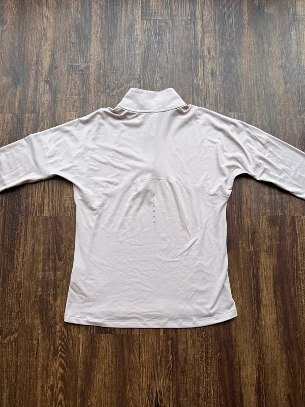 Nike Women’s Pink Dry Fit Element Quarter Zip Running Long Sleeve Top - Size XS - Image 3