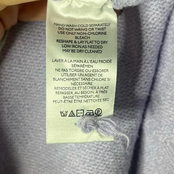 Maeve Anthropologie Lilac Crystal Mock Neck Tunic Sweater Stretch Knit - Image 10