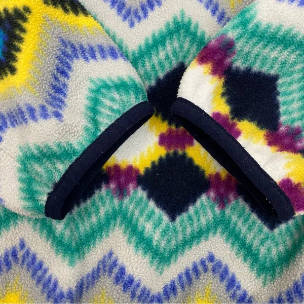 Patagonia Synchilla Retro Timber Twist Navy Blue Fleece Snap T Pullover Sweater - Image 10