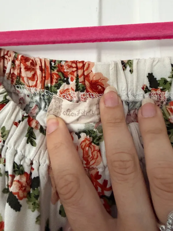 Altar'd State Top Long Sleeve Floral Crop - Image 3