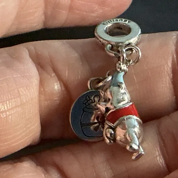 PANDORA Disney Winnie the Pooh HapBee Birthday Dangle Charm 799385C01 S925 ALE - Image 3