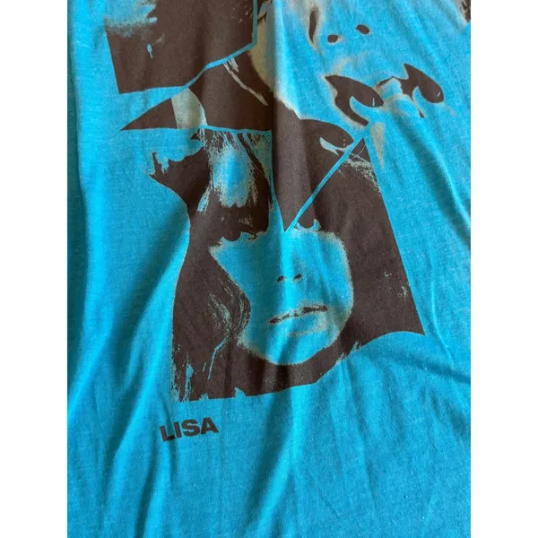 Hot Topic LISA Alter Ego Star Collage T-Shirt Blue Size Large - Image 2