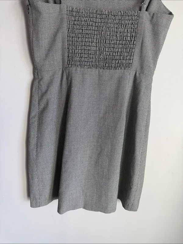 Aritzia Wilfred Classic 90s Spaghetti Straps Mini Dress - Black White - US 8 - Image 8