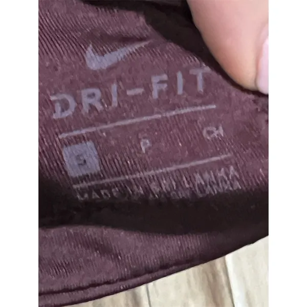 Nike Indy Dri-FIT Sports Bra Womens Petite Small Burgundy Strappy - Image 3