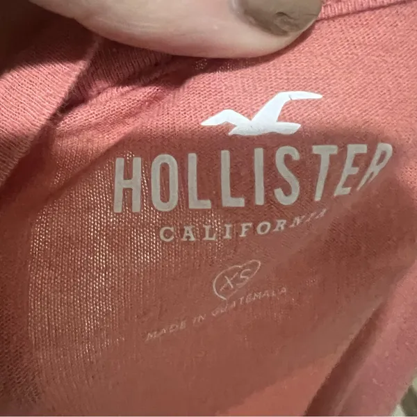 Hollister coral long sleeve top tshirt - Image 7