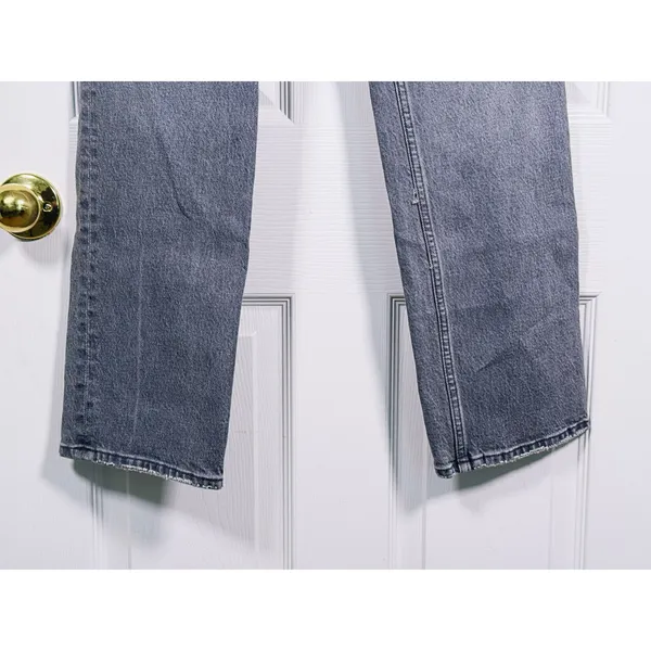 Abercrombie & Fitch 90s Straight Ultra High Rise Jeans Size 26(2) Gray Y2K Retro - Image 7