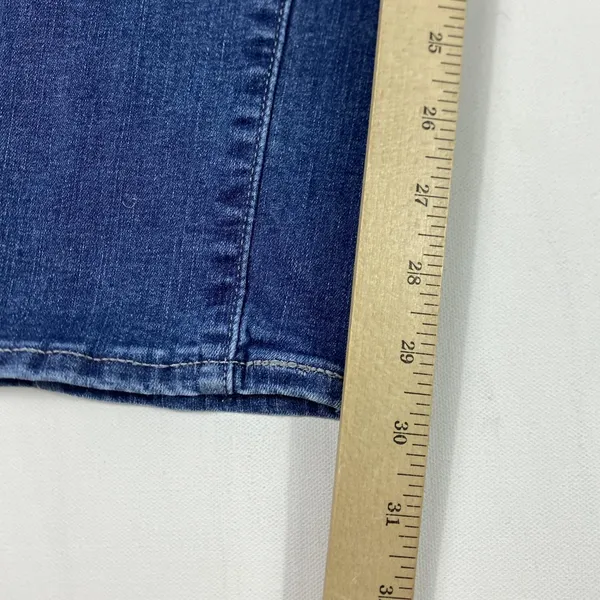 Levis Jeans Womens 28 Blue Classic Mid Rise‎ Skinny Stretch Denim Five Pocket - Image 2