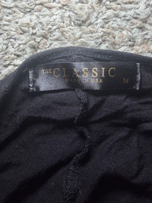 Vintage Y2K Halter Top Backless Flowy Ballet Flats Graphic Tank M - Image 5